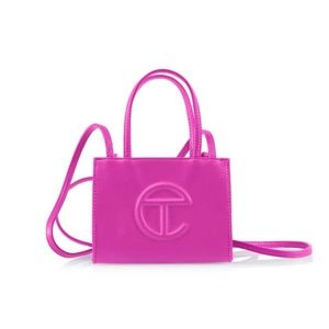 Never Used! Telfar Small Shopper Tote Bag Azalea Pink with Dust Bag